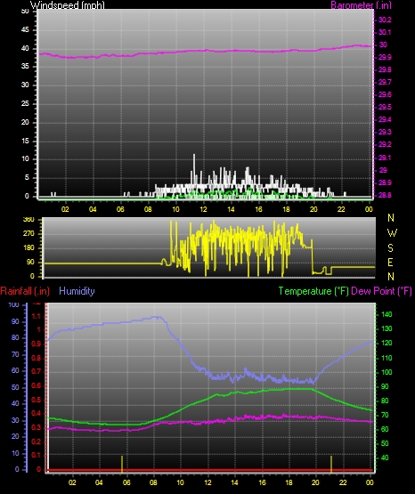 24 Hour Graph for Day 10