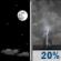 Wednesday Night: Mostly Clear then Slight Chance Showers And Thunderstorms